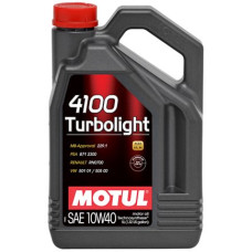 Моторное масло Motul 4100 Turbolight 10W-40 5л