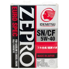 Моторное масло Idemitsu Zepro Euro Spec 5W-40 4л