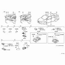 TOYOTA 90981-14011 - ЛАМПА 12V C8W 8W TOYOTA 1 ШТ, КАРТОН TOYOTA 12V C8W