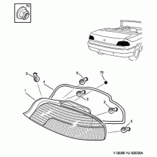 PEUGEOT (DF-PSA) 6216 E2 - лампа! (P21/5W) 12V BAY15d стоп/габарит двухнитевая\Citroen/Peugeot