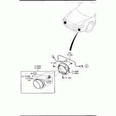 MAZDA 90703-6350 - Лампа накаливания, фара дальнего света