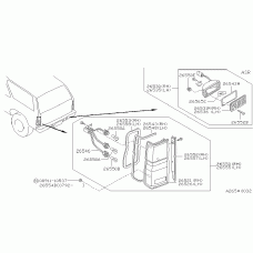 NISSAN 2671789913 - ФОНАРЬ ЗАД.ПРАВ.