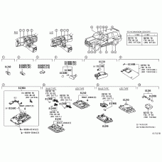 TOYOTA 90981-11062 - Лампа плафона освещения салона (12V/8W) TOYOTA