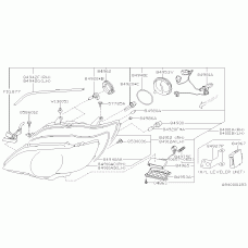 Subaru 84920FE020 - ЛАМПОЧКА.