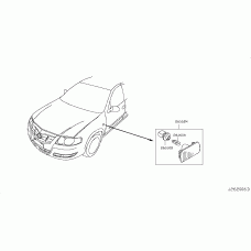 NISSAN 26715-95F0A - ЛАМПА НАКАЛИВАНИЯ, М