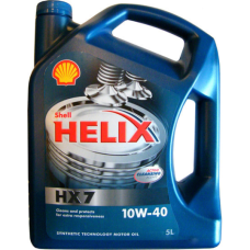 Моторные масла SHELL SHELL 10W40 HELIX HX7/5