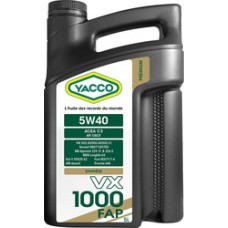 Моторное масло Yacco VX 1000 FAP 5W-40 5л