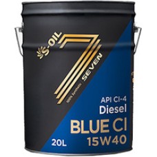 Моторное масло S-OIL SEVEN BLUE CI 15W-40 20л