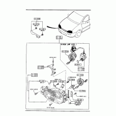 MAZDA H260-51-037 - ФОНАРЬ СТОП СИГНАЛА