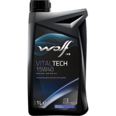 Моторное масло Wolf VitalTech 15W-40 1л