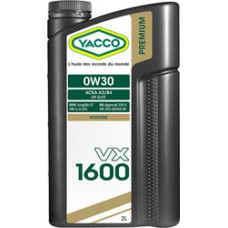 Моторное масло Yacco VX 1600 0W-30 2л