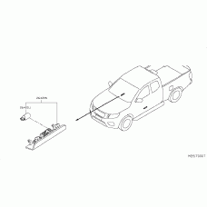 NISSAN 26261-04W00 - 2626104W00 ЛАМПОЧКА ГАБАРИТА (РЫБКА) 125